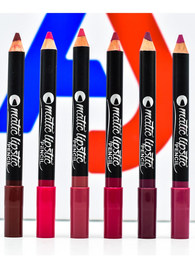 Menow Matte Lipstick - 6 Colors - 6 Pcs  - Image 4