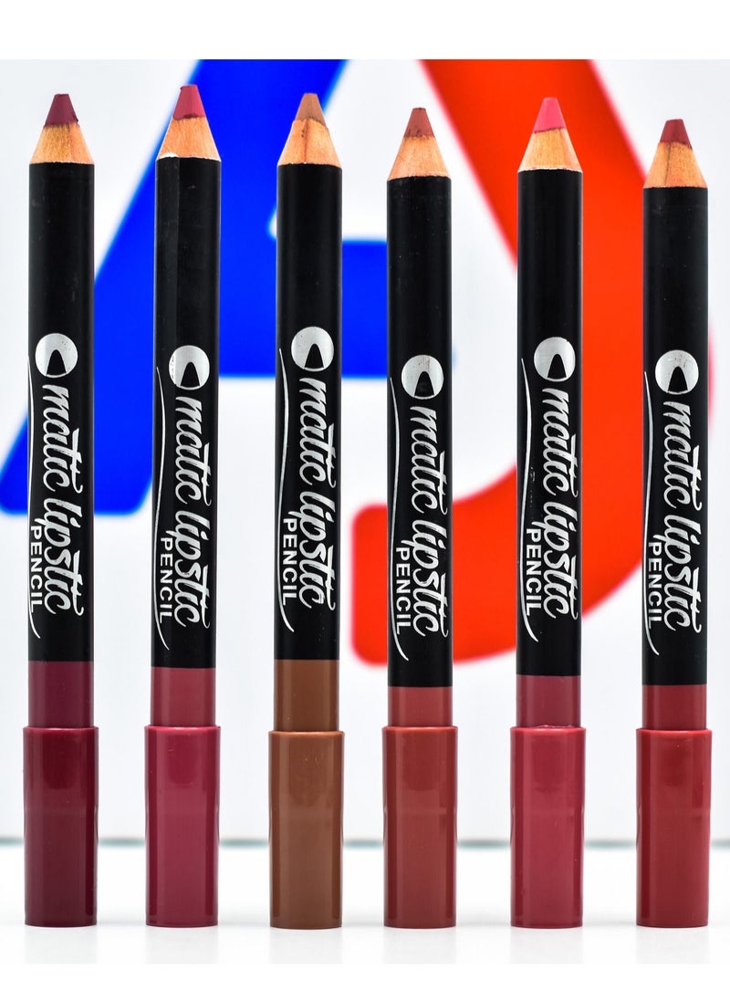 Menow Matte Lipstick - 6 Colors - 6 Pcs  - Image 2