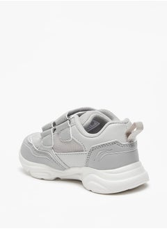 LBL Mesh Textured Sneakers with Hook and Loop Closure  - Image 2