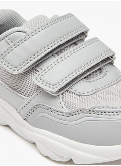 LBL Mesh Textured Sneakers with Hook and Loop Closure  - Image 5