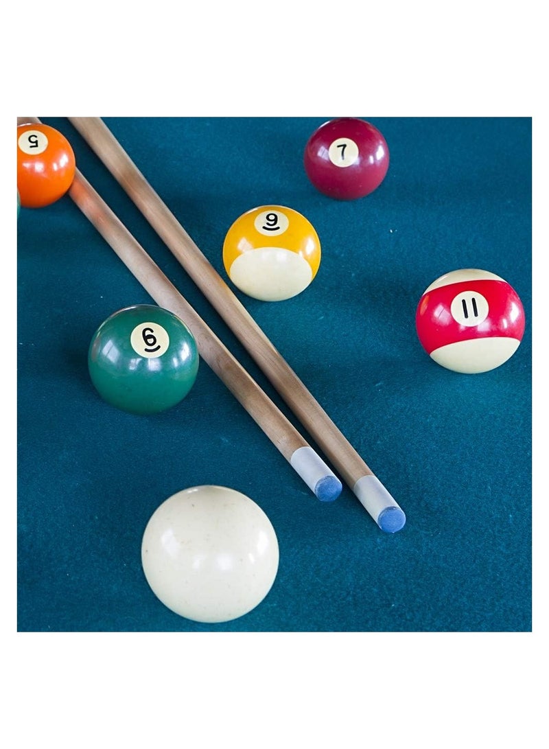 KASTWAVE 50Pcs Billiard Pool Cue Tips, 13mm Billiard Stick Tips Replacement Kit, Performance Cue Stick Tips for Pool Cues and Snooker, Pool Sticks Accessories, Blue - Image 2