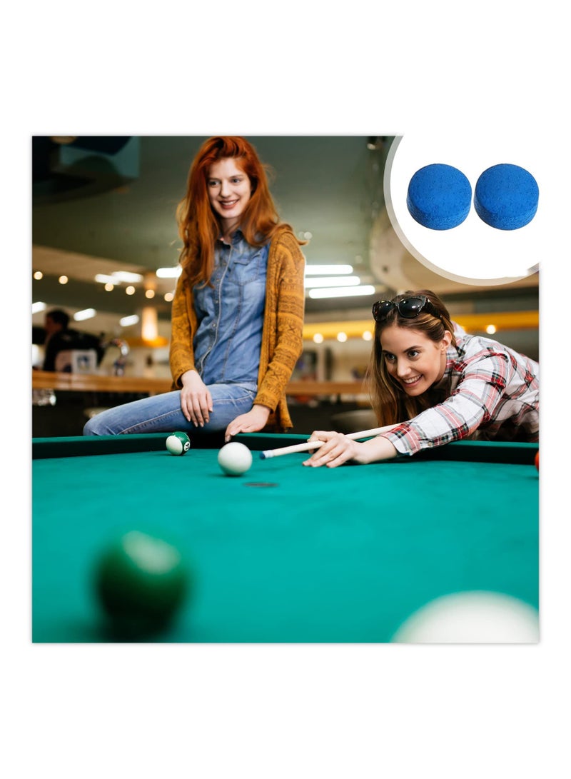 KASTWAVE 50Pcs Billiard Pool Cue Tips, 13mm Billiard Stick Tips Replacement Kit, Performance Cue Stick Tips for Pool Cues and Snooker, Pool Sticks Accessories, Blue - Image 3