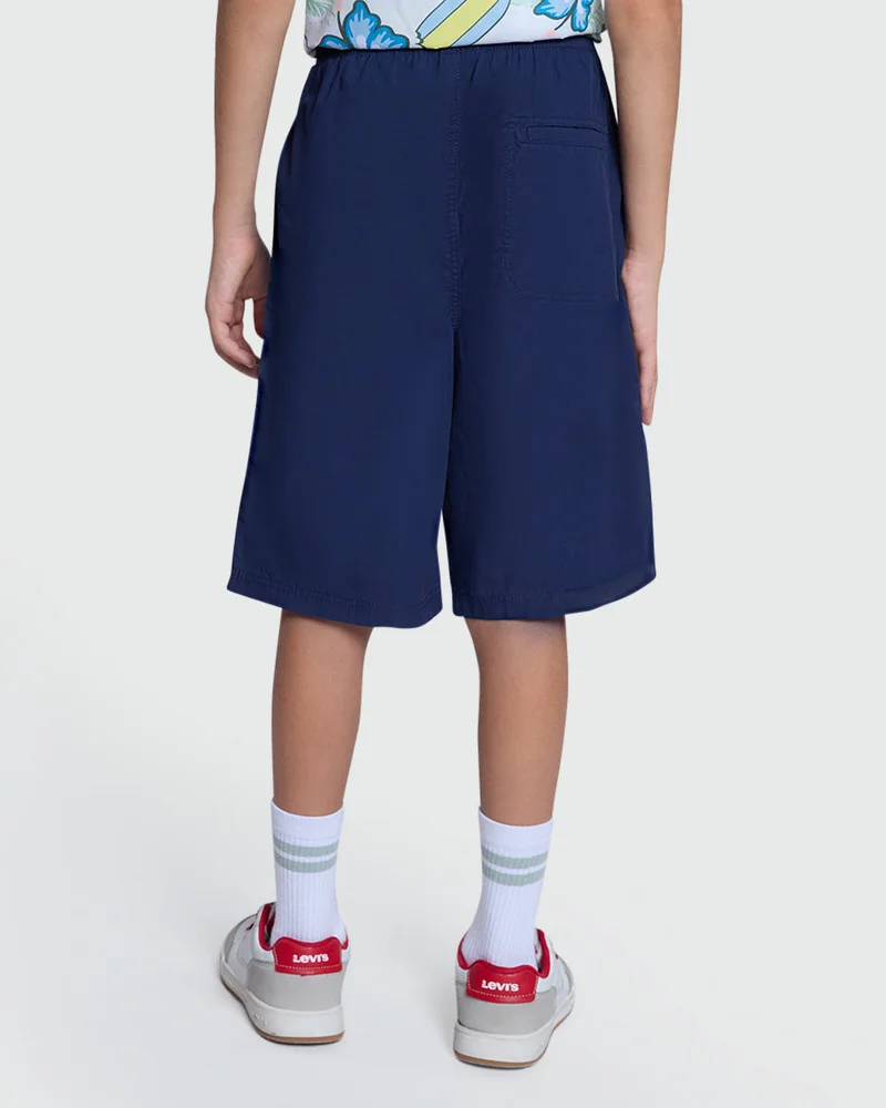 Ovs Shorts In Black Iris Poplin – For Boys
