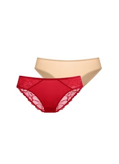 Dorina 2 Pack High Leg Brief  - Image 1