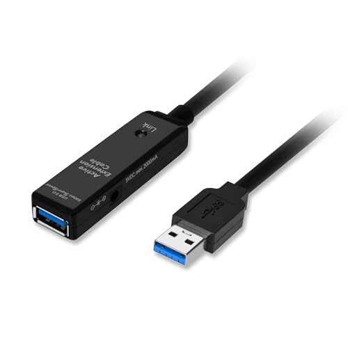 SIIG USB 3.0 Active Repeater Cable 15-Meters, USB Extension Cable for USB Flash Drive, Hard Drive, VR, Printer, Camera (JU-CB0711-S1) - Image 1