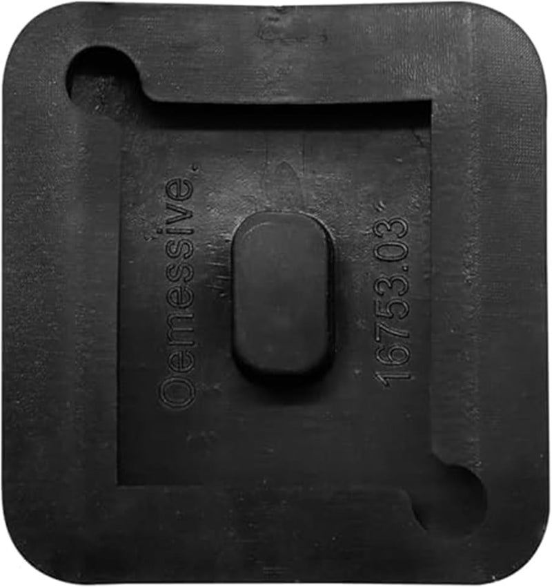 Wivplex Black Rubber Pedal Pad for Jeep and Ram - Image 4
