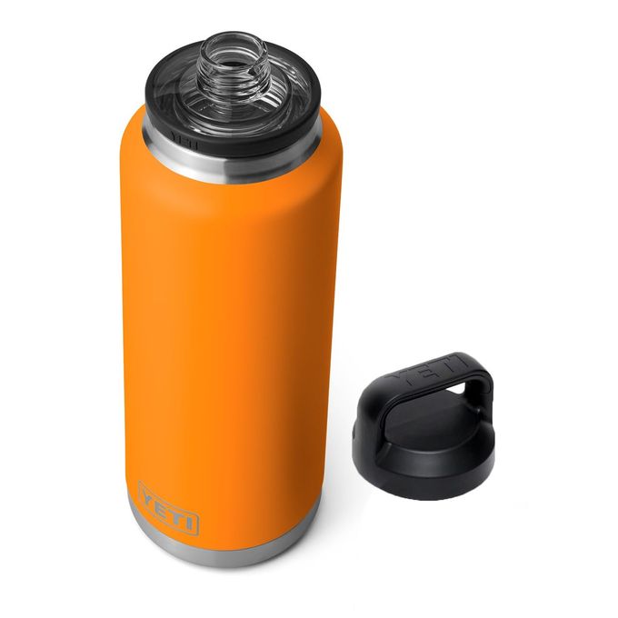YETI Rambler 46 oz Bottle, Vacuum Insulated, Stainless Steel with Chug Cap, King Crab - Image 1