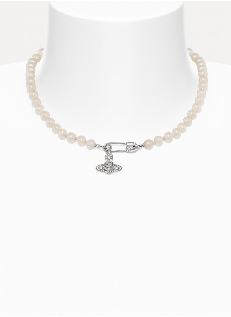 Vivienne Westwood - Vivienne Westwood Paperclip Pearl Necklace - Image 1