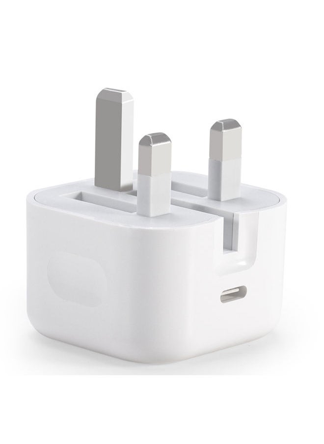 Black Tiger - 25W Fast Charger Compatible with iPhone 11 / 12 / 13 / 14 / 15 with Type C port and Cable - Image 1