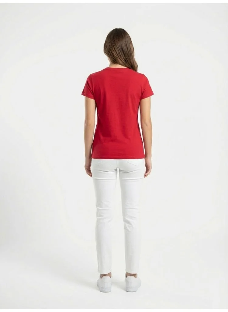 Polo Play Girls Graphic T-shirt -RED