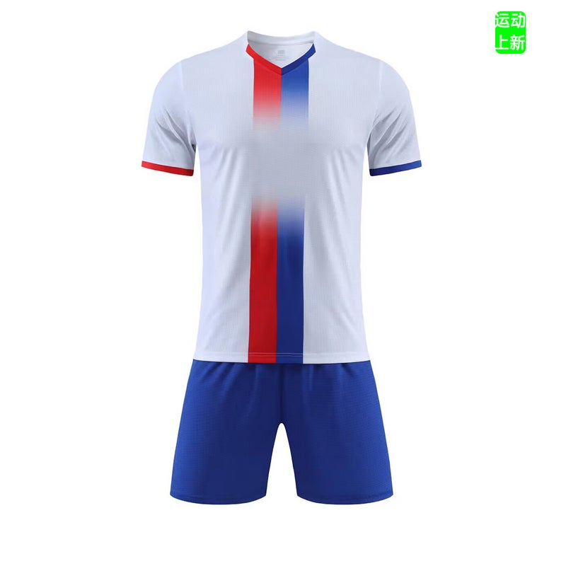 Children'S Football Uniform Sports Suit Short-Sleeved Breathable Training Camp Team Uniform Primary And Secondary School Student Jersey Number - Image 3