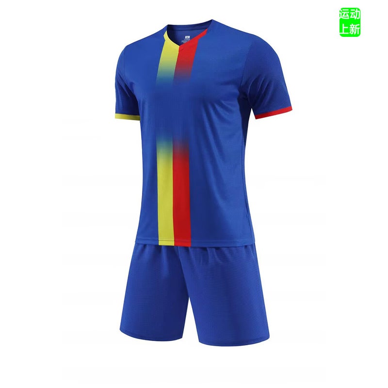 Children'S Football Uniform Sports Suit Short-Sleeved Breathable Training Camp Team Uniform Primary And Secondary School Student Jersey Number - Image 4