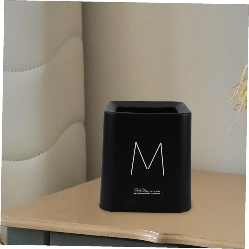 Nordic Square Double Layer Mini Desktop Waste Bin 1 5L Compact Plastic Trash Can For Office Desk And Makeup Table - Image 4