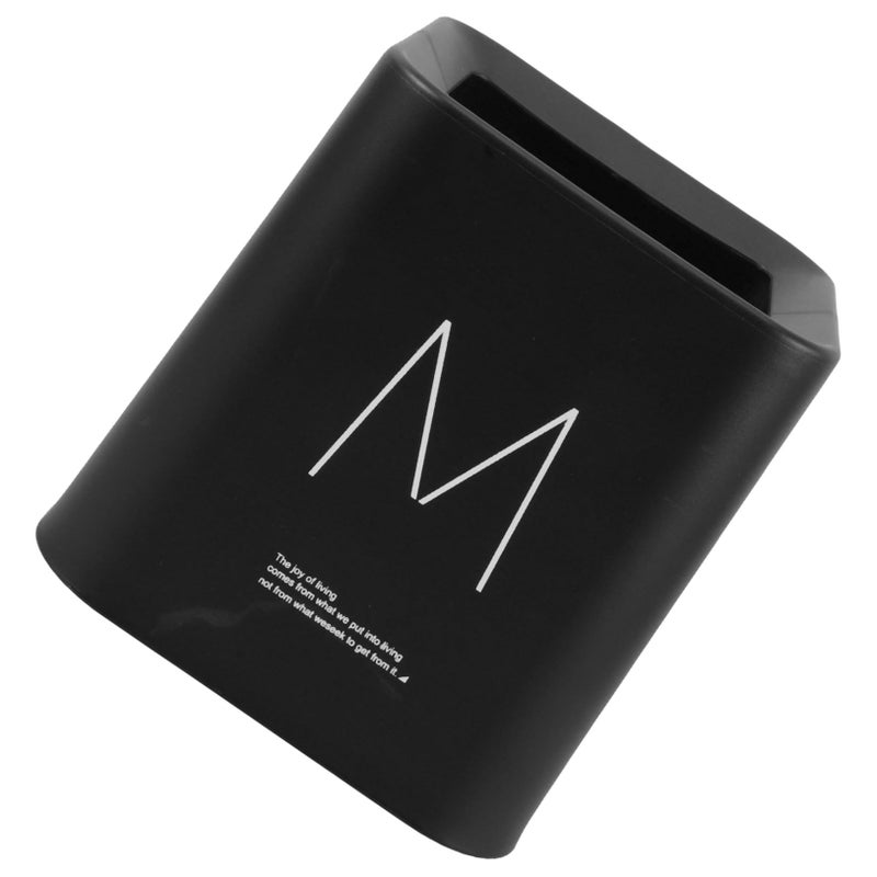 Nordic Square Double Layer Mini Desktop Waste Bin 1 5L Compact Plastic Trash Can For Office Desk And Makeup Table - Image 2