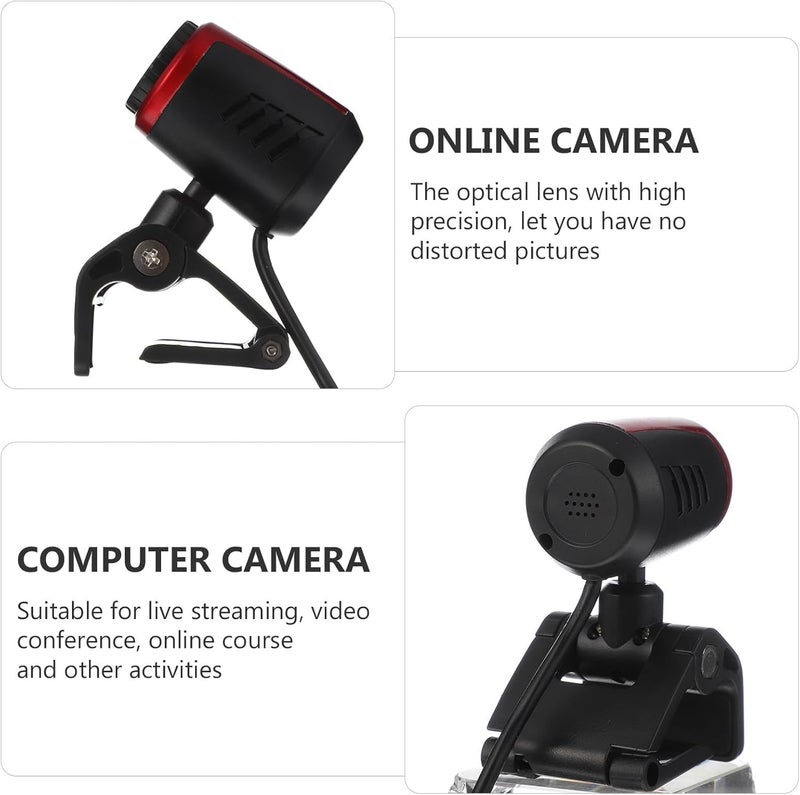 UKCOCO Professional USB Camera HD Streaming with Auto Focus for Online Video Calls and Live Streaming Compatible with Desktop and Laptop Computers - Image 2