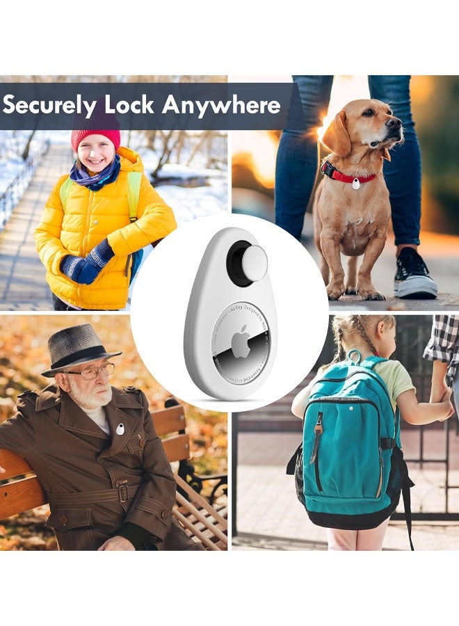 Airtag Holder For Kids Hidden GPS Tracker Case, Anti-Removal Airtag Silicone Case With Pins, Suitable For Children, Elderly, Pets, Backpack, Luggage - Image 4