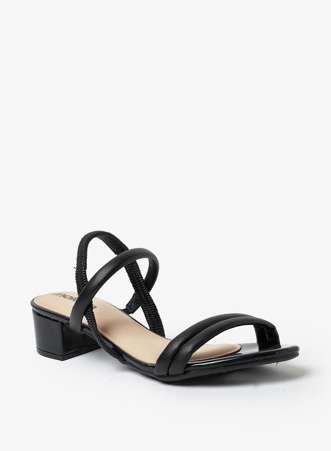 MOLECA Strappy Block Heel Open Toe Sandals - Image 3