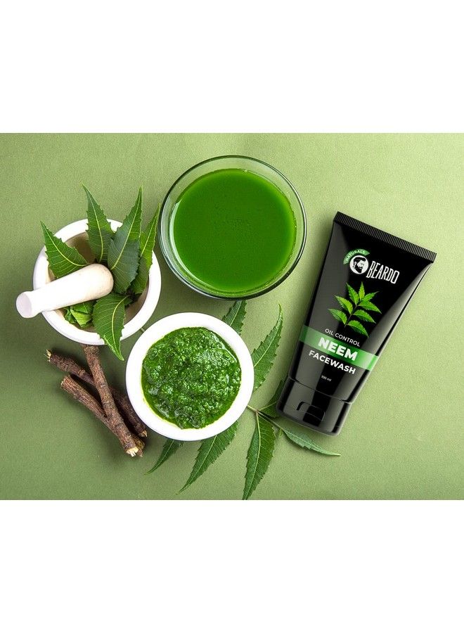 BEARDO Neem Facewash For Men 100 Ml - Image 4