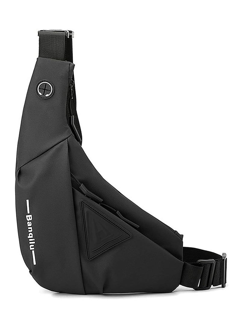 أوزيغالور حقيبة كتف خفيفة الوزن، حقيبة كتف، حقيبة مائلة، حقيبة صدر، حقيبات جانبية للرجال والنساء المائلة - Image 1