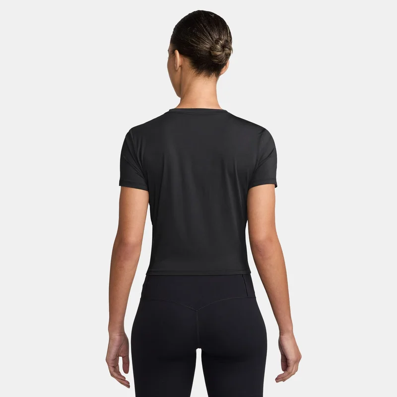 Nike Black Women's One Classic Twist Training T-Shirt for Women | Best Price UAE