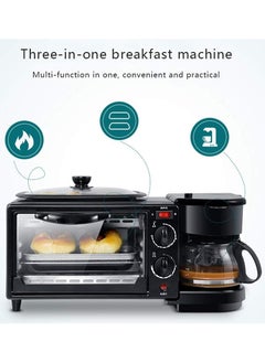 Generic 3in1 Breakfast Machine Household English Breakfast Machine Multifunctional Coffee Making hot Milk Oven Toaster  - Image 3