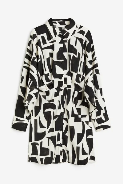 H&M Button Down Shirt Dress