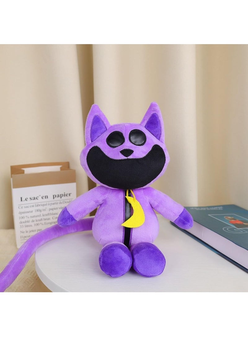 2024 New Smiling Critters Plush 12 Inch Smiling Critters Plush Toys, Catnap Plush, Smiling Critters Stuffed Animal Plushies for Game Fans (Purple)