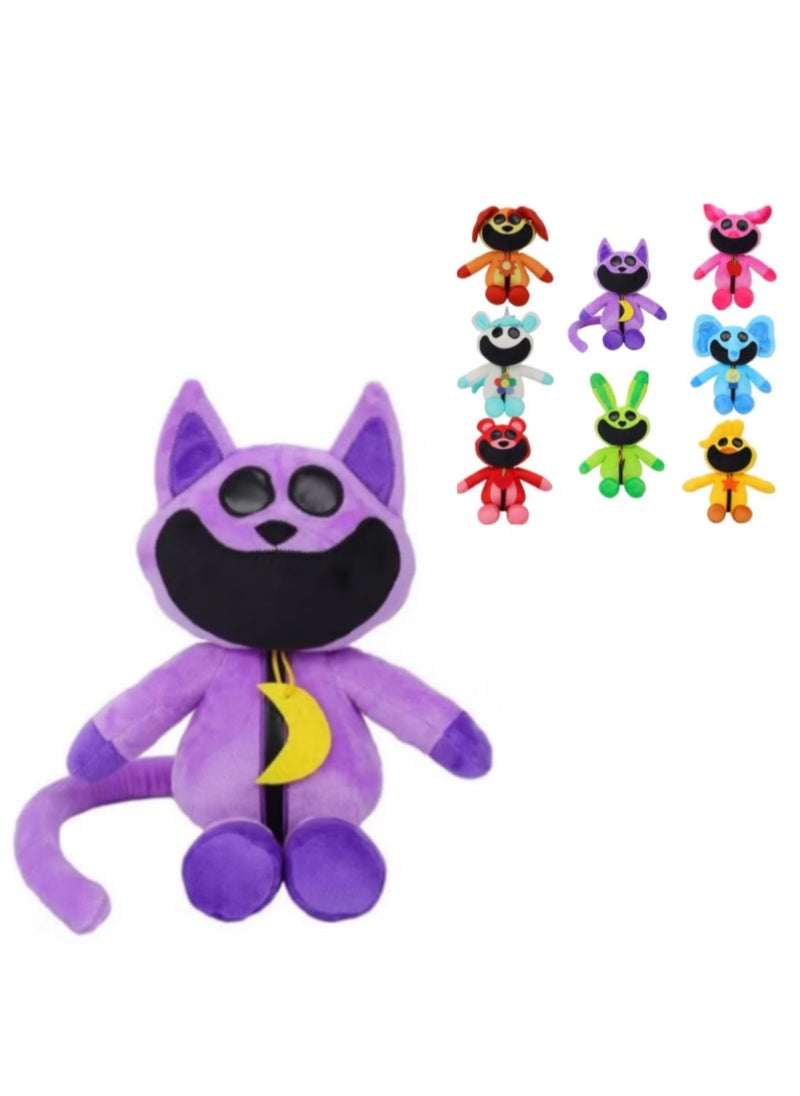 2024 New Smiling Critters Plush 12 Inch Smiling Critters Plush Toys, Catnap Plush, Smiling Critters Stuffed Animal Plushies for Game Fans (Purple)