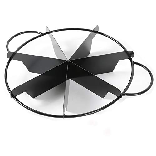 HAWOK 7-Slice Pie Cutter Press No-Stick Pie and Cake Divider Works Up To 10" Diameter Desserts - Image 1