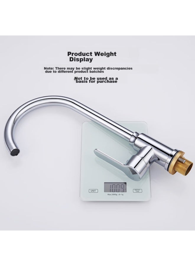 Larsd Kitchen Faucet, Rotatable Sink Faucet For Vegetable Washing Basin, Double Temperature Hot And Cold Faucet For Dishwashing Sink F065 - Image 5