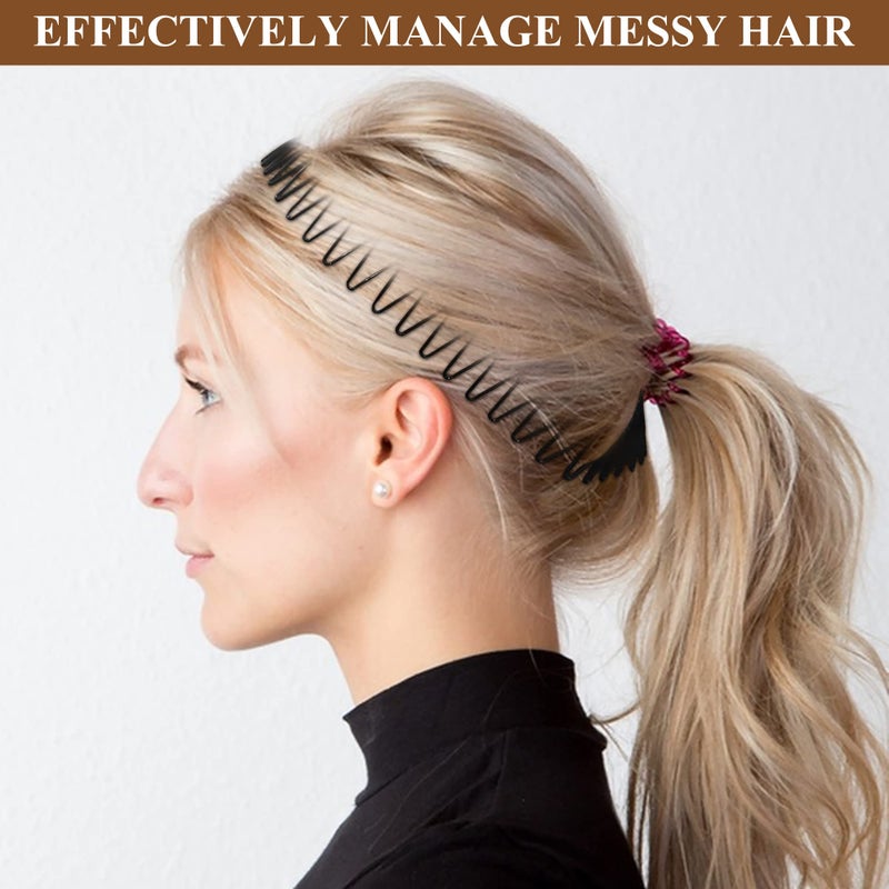 Soft N Style Soft 'N Style Flexible Headbands Stretch Headband Headbands Women (3pc-White) - Image 5