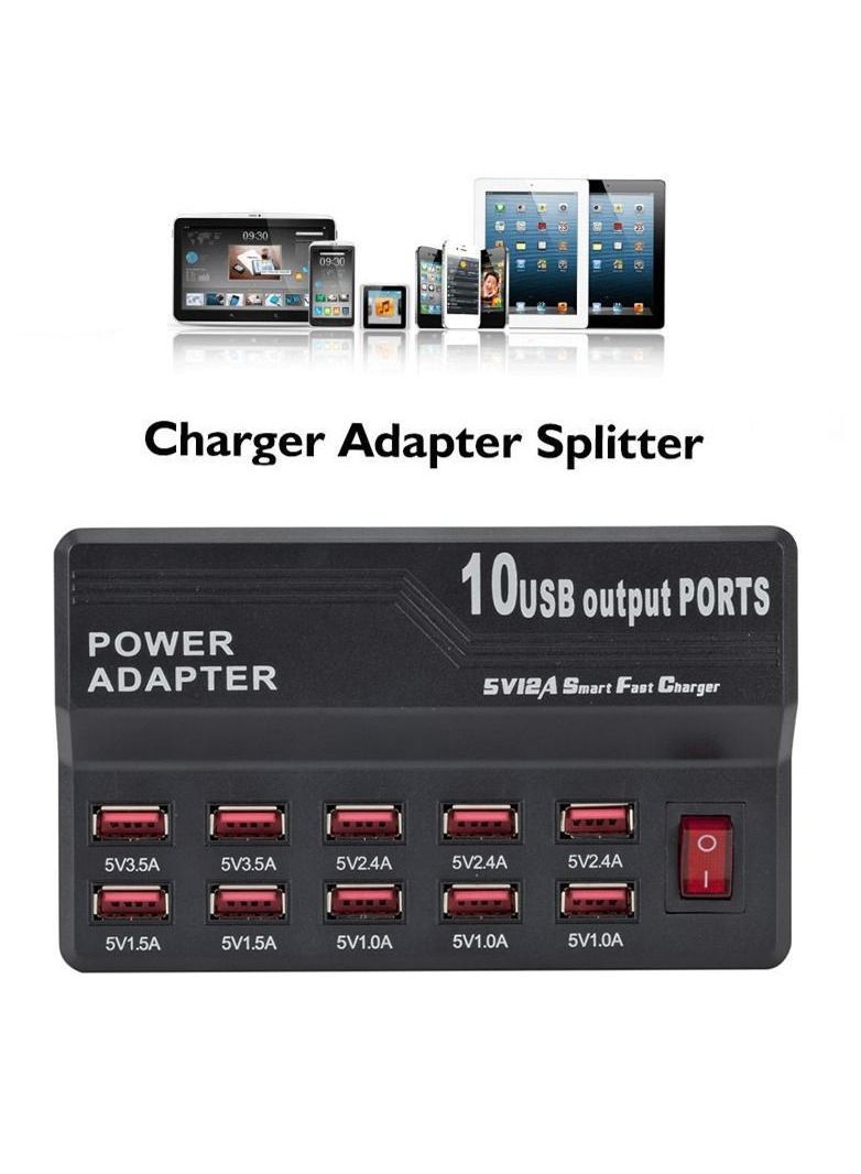 POWER 10 Ports USB Smart Charger - Image 1