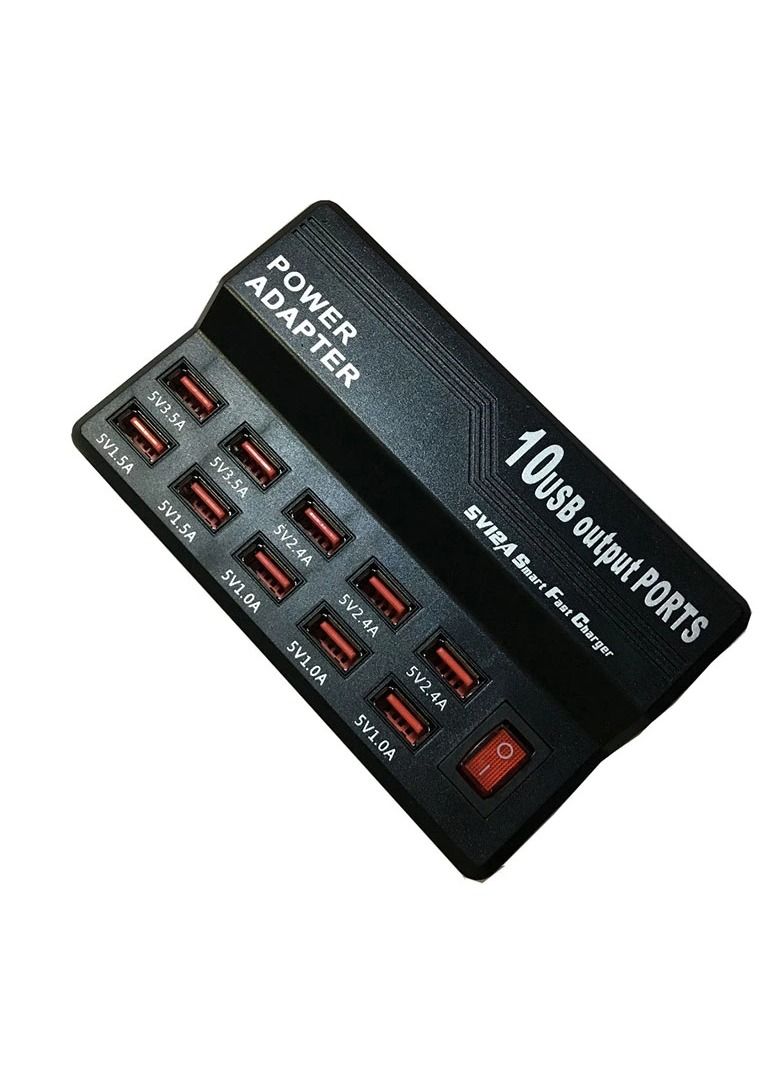 POWER 10 Ports USB Smart Charger - Image 2