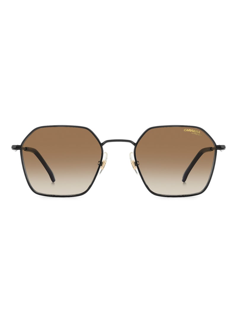 Carrera نظارة شمسية مستطيلة الشكل للرجال بإطار معدني مع حماية من الأشعة فوق البنفسجية CARRERA 334/S BROWN 46 - مقاس العدسة: 45.5 مم - أسود متوسط  - Image 3