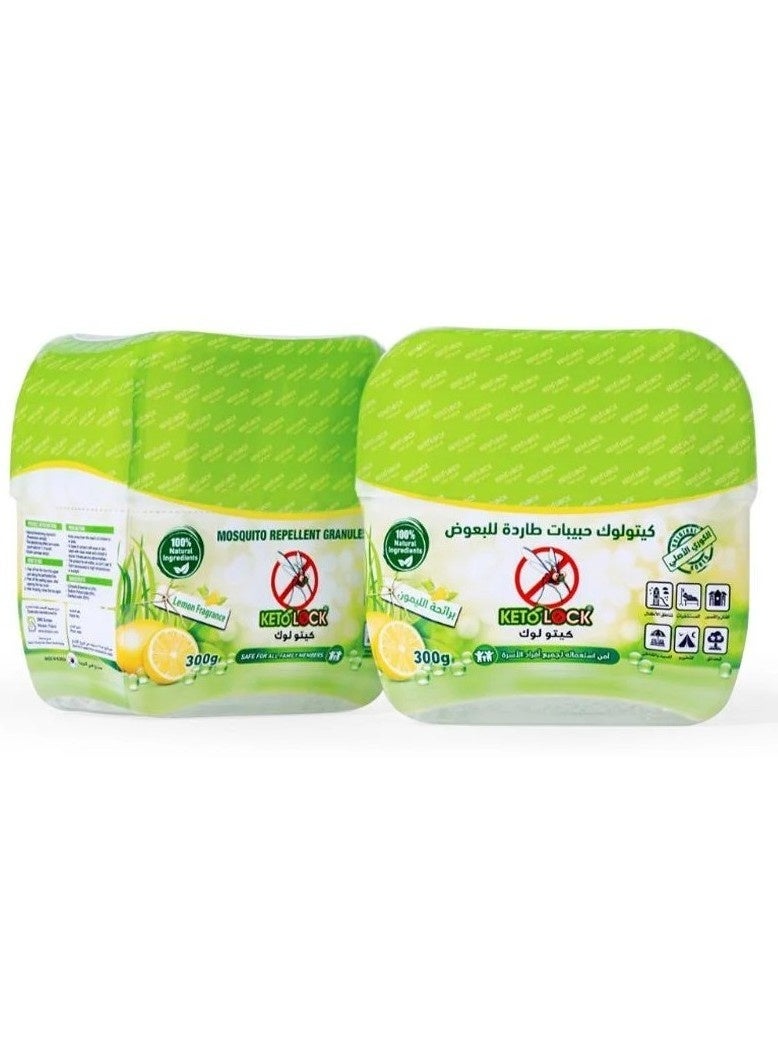 KETO LOCK Ketolock Mosquito Repellent Granules with Lemon Scent - 300g - Image 1