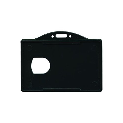Advantus 75656 Horizontal ID Card Holders, 3 3/8 x 2 1/8, Black, 25 per Pack - Image 4