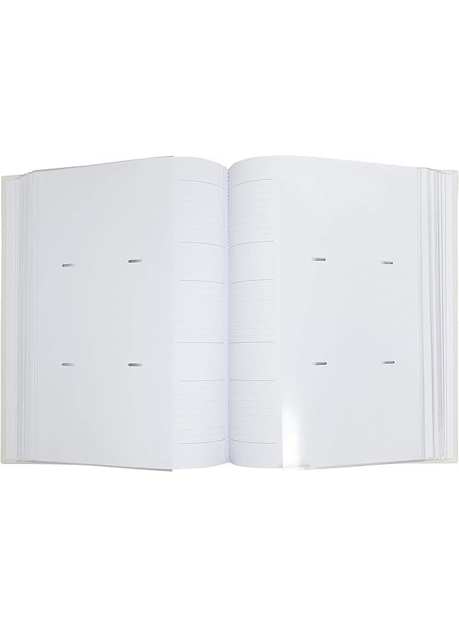 pearhead Wedding Thumbprint Memory Book Wedding Photo Album Marriage Keepsake Engagement Gifts Ivory Linen - Image 2