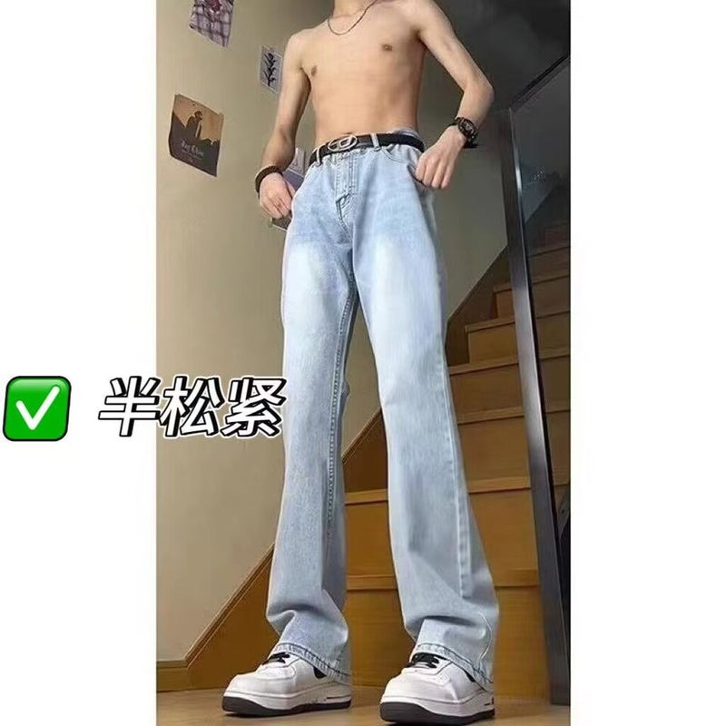 Unisex Classic Denim Jeans Loose Fit Daily Outdoor Wear - Image 1