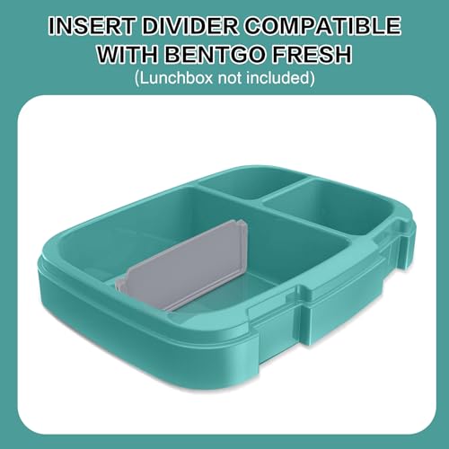 Enlisiwte 3 Pcs Replacement Insert Divider for Bentgo Fresh, Insert Divider for Bento Box & for Bentgo Adult Lunch Box - Large Bento Box Divider - Image 2