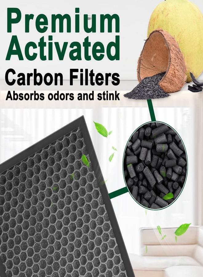 CHNPOFNT Replacement Filters Compatible with HIMOX H04 Air Purifier,2-Pack H13 he-pa Activated carbon 2-in-1 4-Stage Filtration Air Clean VOCs - Image 4