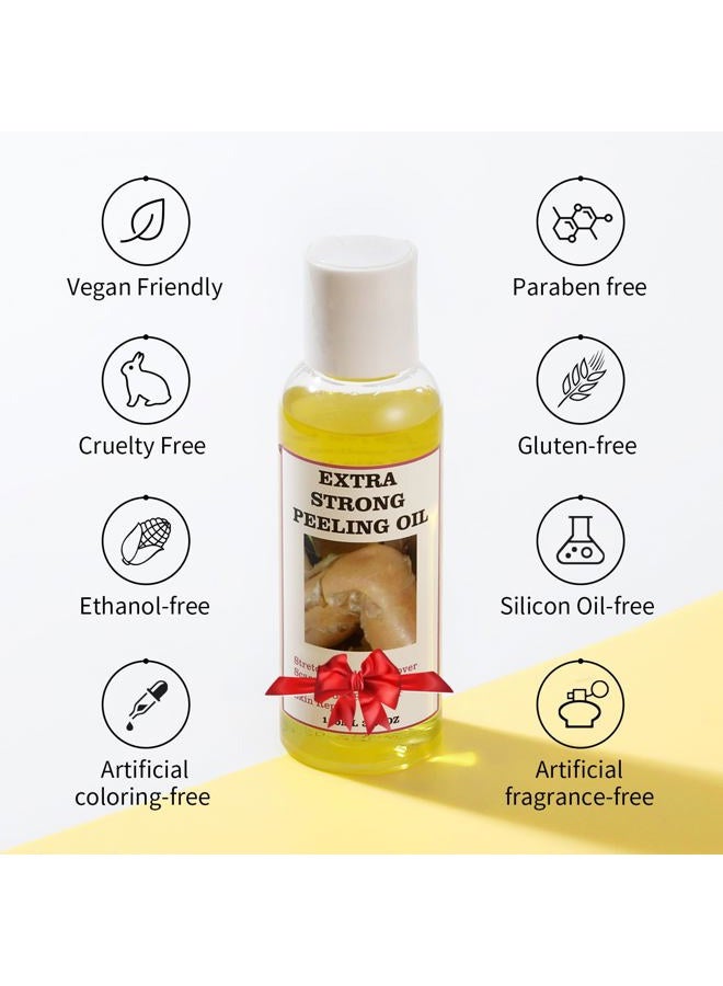 Yafusipe Peeling Oil For Dark Skin, Yellow With Salicylic Sodium Hyaluronate, Strong Extra Strength, Exfoliating Solution Body All Skin Type - 110Ml/3.66 Oz - Image 4