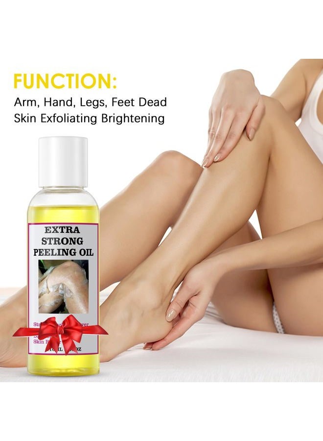 Yafusipe Peeling Oil For Dark Skin, Yellow With Salicylic Sodium Hyaluronate, Strong Extra Strength, Exfoliating Solution Body All Skin Type - 110Ml/3.66 Oz - Image 3