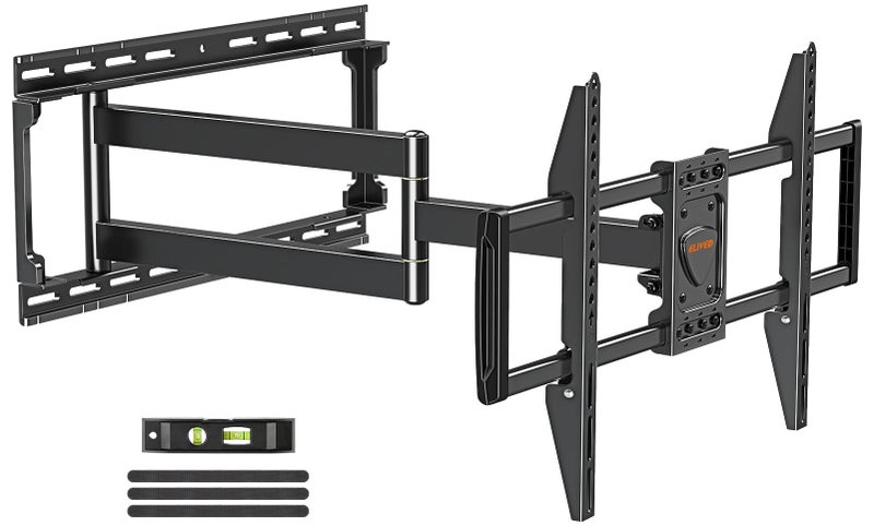 ELIVED Long Arm TV Mount for Most 37-75 Inch tv, Full Motion Wall Bracket with 29.5 inch Long Extension Articulating TV Wall Mount, Max VESA 600x400mm, Holds up to 88lbs, fits Wood Studs 12"-24". - Image 1