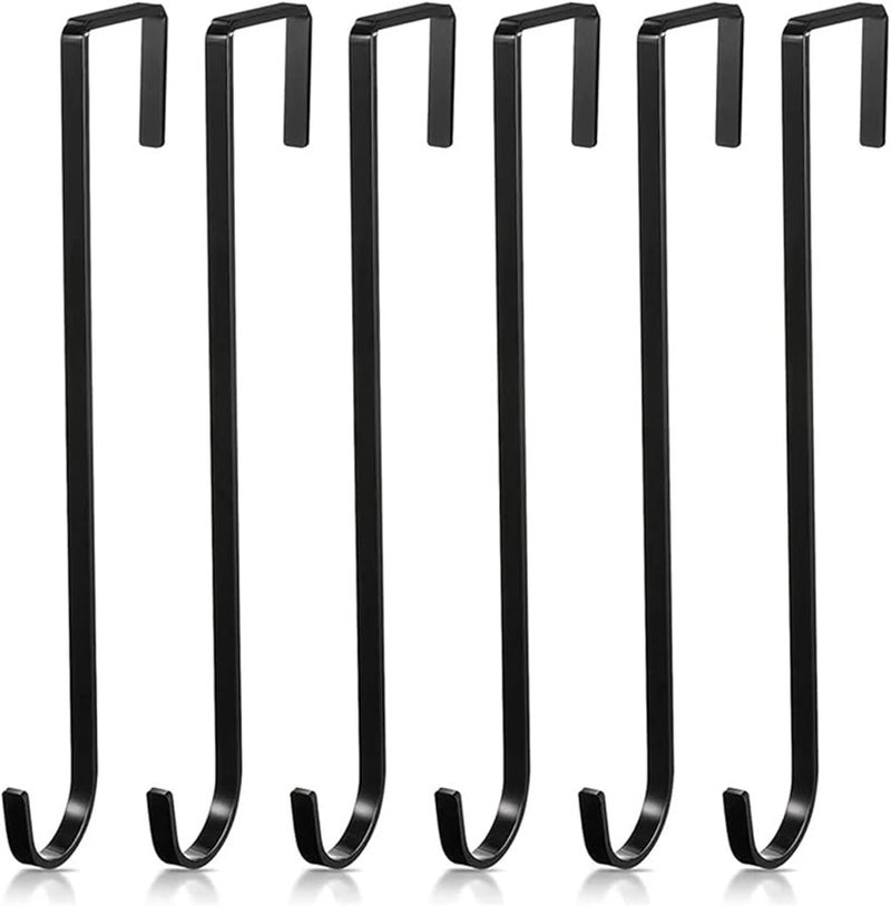 15 بوصة 2 حزمة خطاف تعليق إكليل للباب الأمامي فوق الباب - Image 4