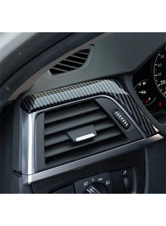 1 زوج من ألياف الكربون ABS لوحة زخرفية للأدوات شريط تغطية ترابيز مناسب لـ BMW F30 F34 3 GT 4 سلسلة متغير رمادي إكسسوارات داخلية للسيارة - Image 3