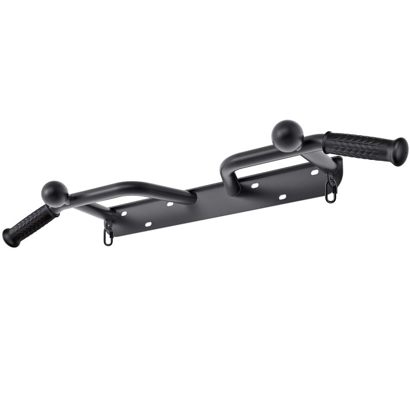 Kipika Heavy Duty Wall Mounted Pull Up Bar, Ball Finger Grip Training, 1 3/10" Durable Steel Tubing, 5 Hand Grip, 38" Wide, 6" Wall to Bar Spacing, More Stable 6 Hole - Image 2