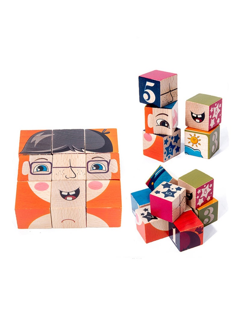 Children'S Educational Travel Iron Box Educational Toys Baby Early Education Cognitive Boys And Girls (Six-Sided Painting) - Image 2