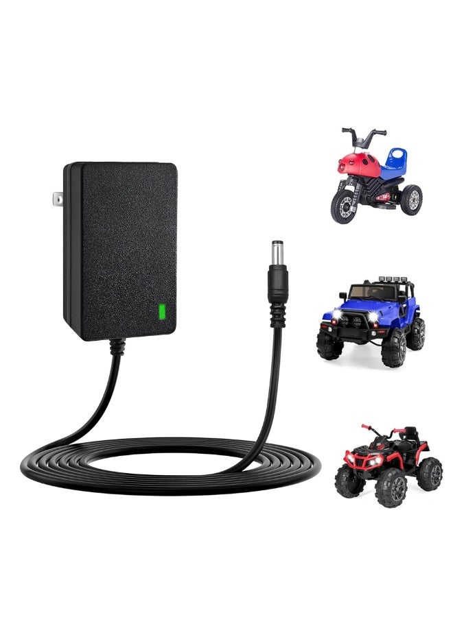 Chabeia 12V Battery Charger for Kids Ride On Toys, Electric Cars, Power Wheels, Motorcycles, ATVs, for Jeep, for Dodge Charger Toy Car Universal adapter for 12V Ride On Vehicles and Small Electric Toys（2m) - Image 1