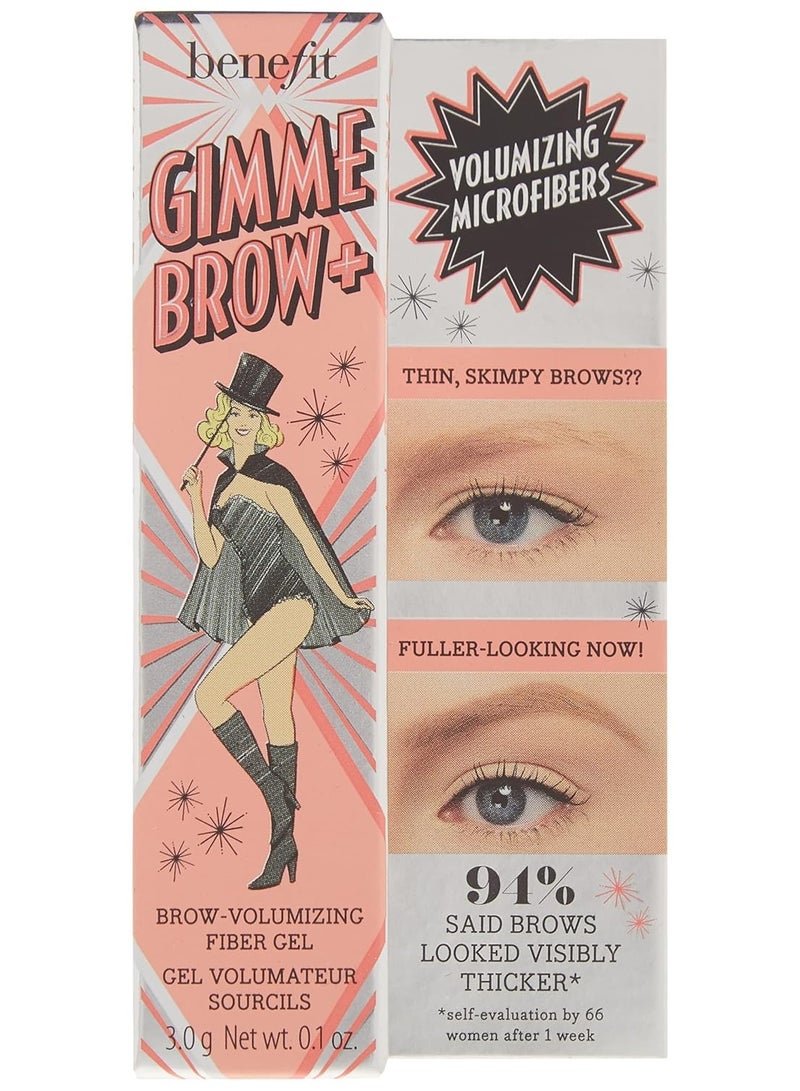Benefit Cosmetics Gimme Brow+ Volumizing Brow Gel, 3.5 Medium Brown, 0.1oz/3.0g