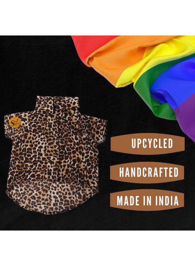 Sage Square Funky Soft Material Dog Shirt | Cool/Funky Print Pet | Soft Light Weight | Comfortable & Breathable Dog Clothing | Trendy Vest Outfit (Xxlarge - 28 Inch) (Cheetah Print) - Image 4